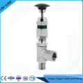 Adjustable gas pressure relief valve